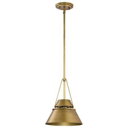 NUVO Adina 1-Light Small Pendant Natural Brass 60/7777